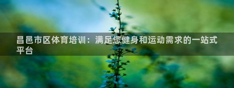 富联官网登录入口网址：昌邑市区体育培训：满足您健身和运动需求